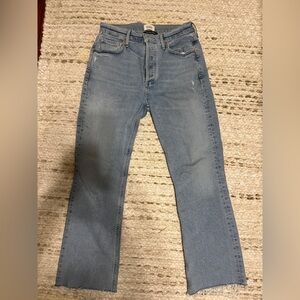 Citizen of Humanity vintage button fly crop straight leg Jean